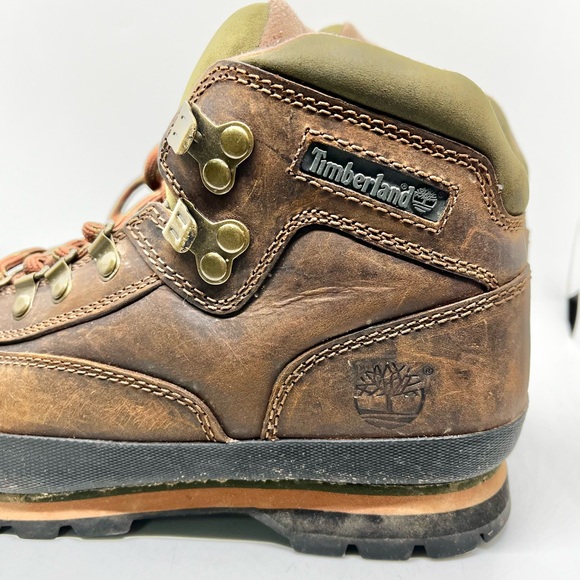 Timberland Hiking Boots Classic Leather Euro Hiker Ankle 95310 Women's Boots 8.5 - Picture 5 of 9